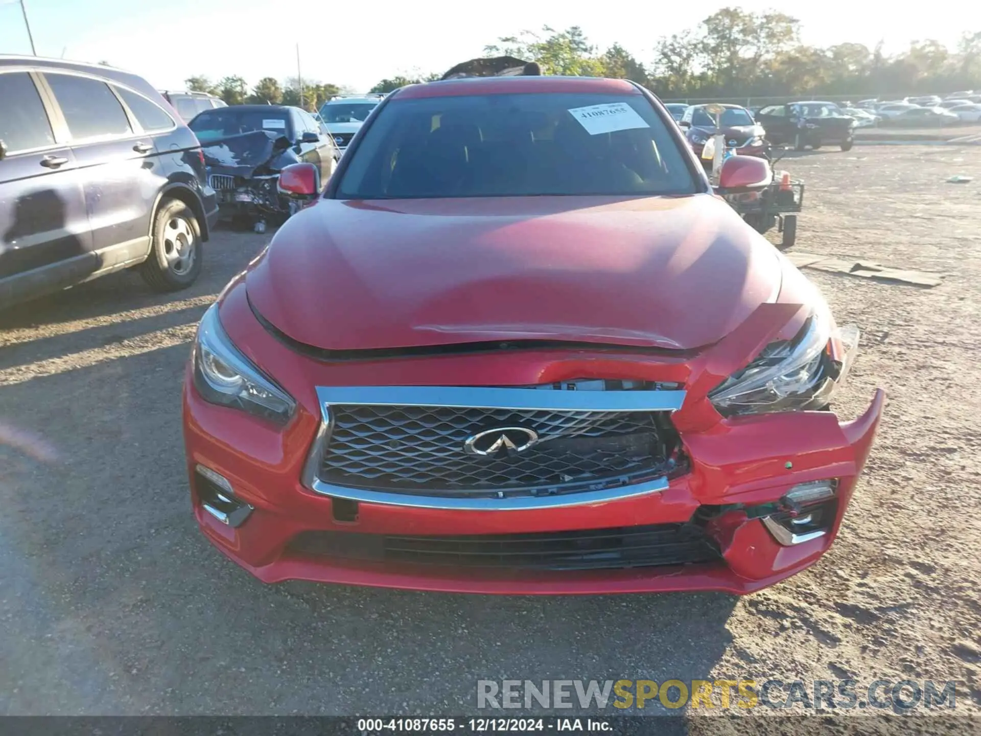 12 Фотография поврежденного автомобиля JN1EV7BP8MM705043 INFINITI Q50 2021