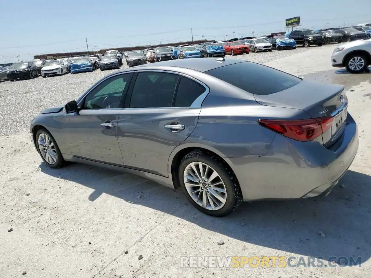 2 Photograph of a damaged car JN1EV7BP8MM705866 INFINITI Q50 2021