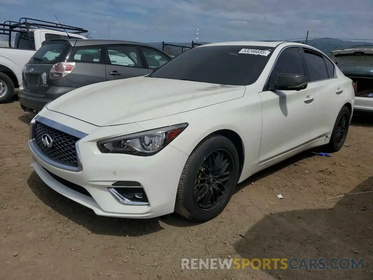 1 Photograph of a damaged car JN1EV7BP8MM706354 INFINITI Q50 2021