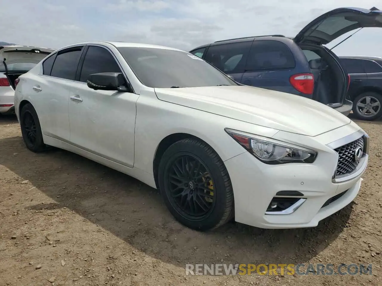 4 Photograph of a damaged car JN1EV7BP8MM706354 INFINITI Q50 2021