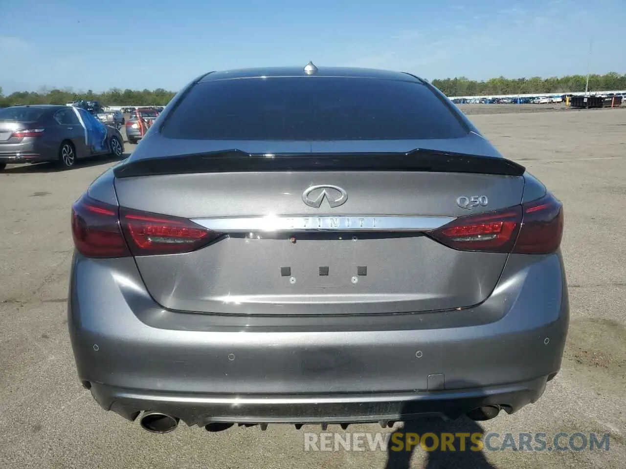 6 Photograph of a damaged car JN1EV7BP9MM700045 INFINITI Q50 2021
