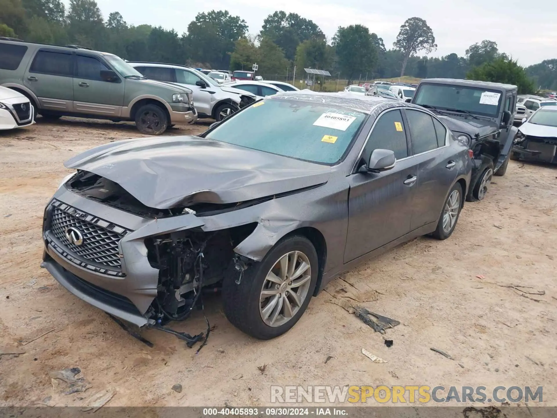 2 Фотография поврежденного автомобиля JN1EV7BP9MM700224 INFINITI Q50 2021