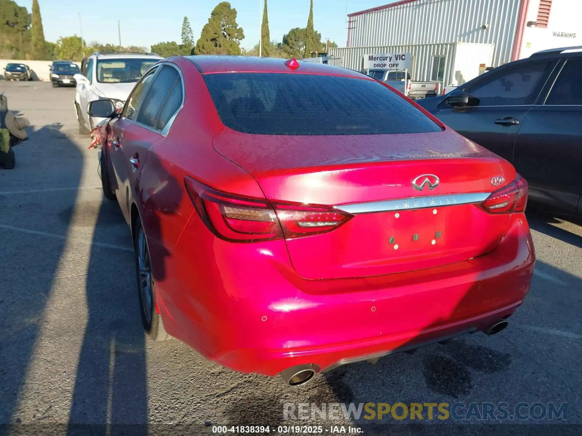3 Фотография поврежденного автомобиля JN1EV7BPXMM705321 INFINITI Q50 2021