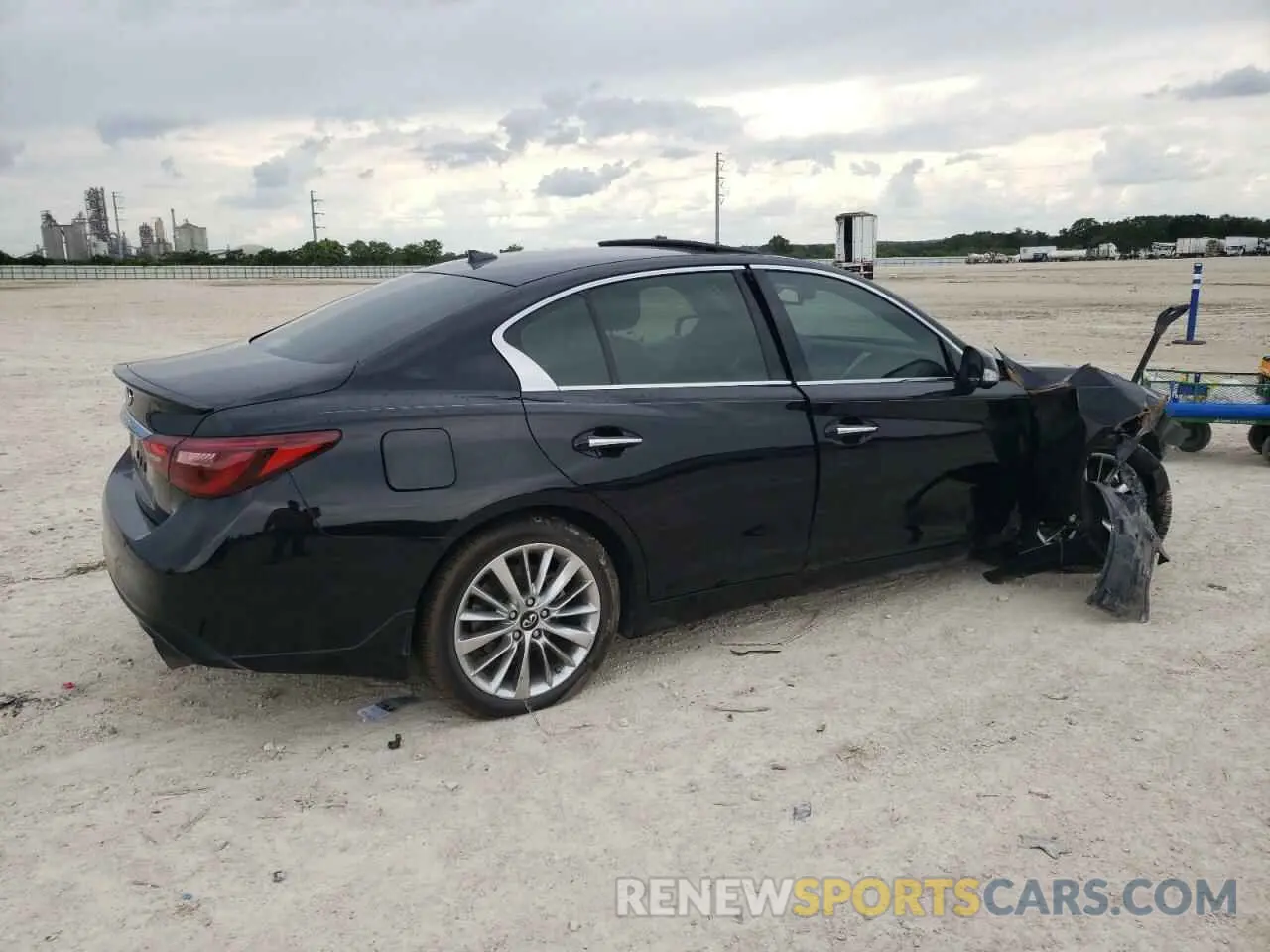 3 Photograph of a damaged car JN1EV7BPXMM706498 INFINITI Q50 2021