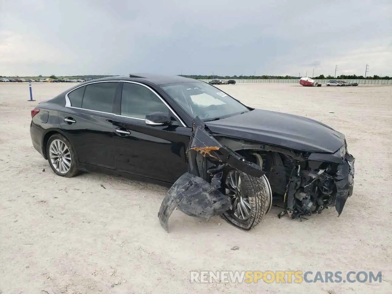 4 Photograph of a damaged car JN1EV7BPXMM706498 INFINITI Q50 2021