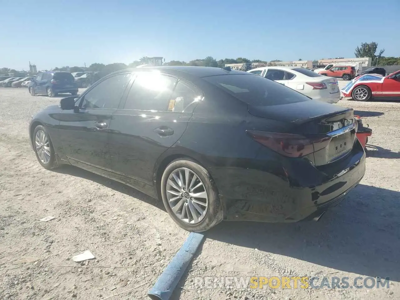 2 Photograph of a damaged car JN1EV7BPXMM706677 INFINITI Q50 2021