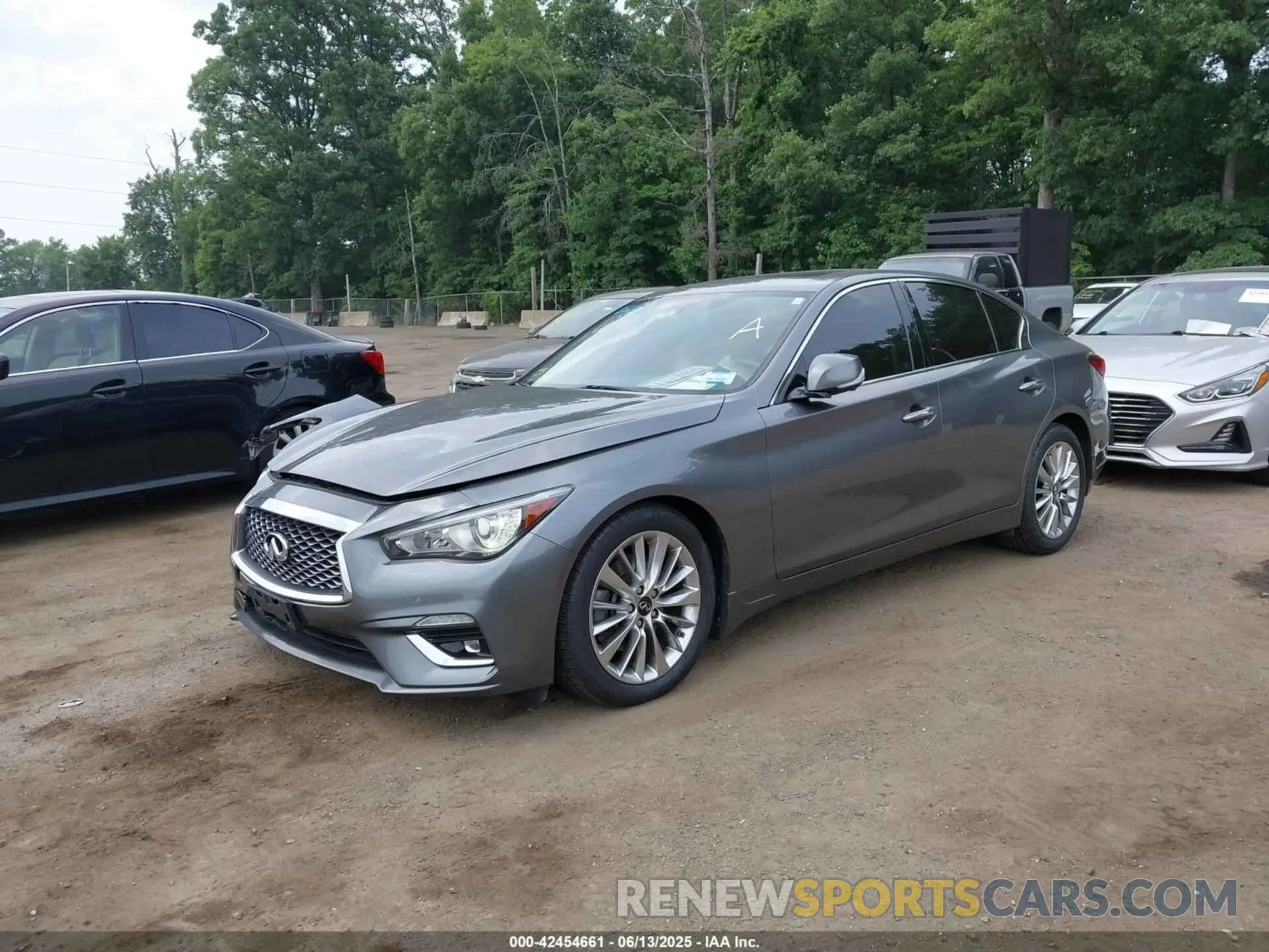 2 Photograph of a damaged car JN1EV7BR0MM753265 INFINITI Q50 2021
