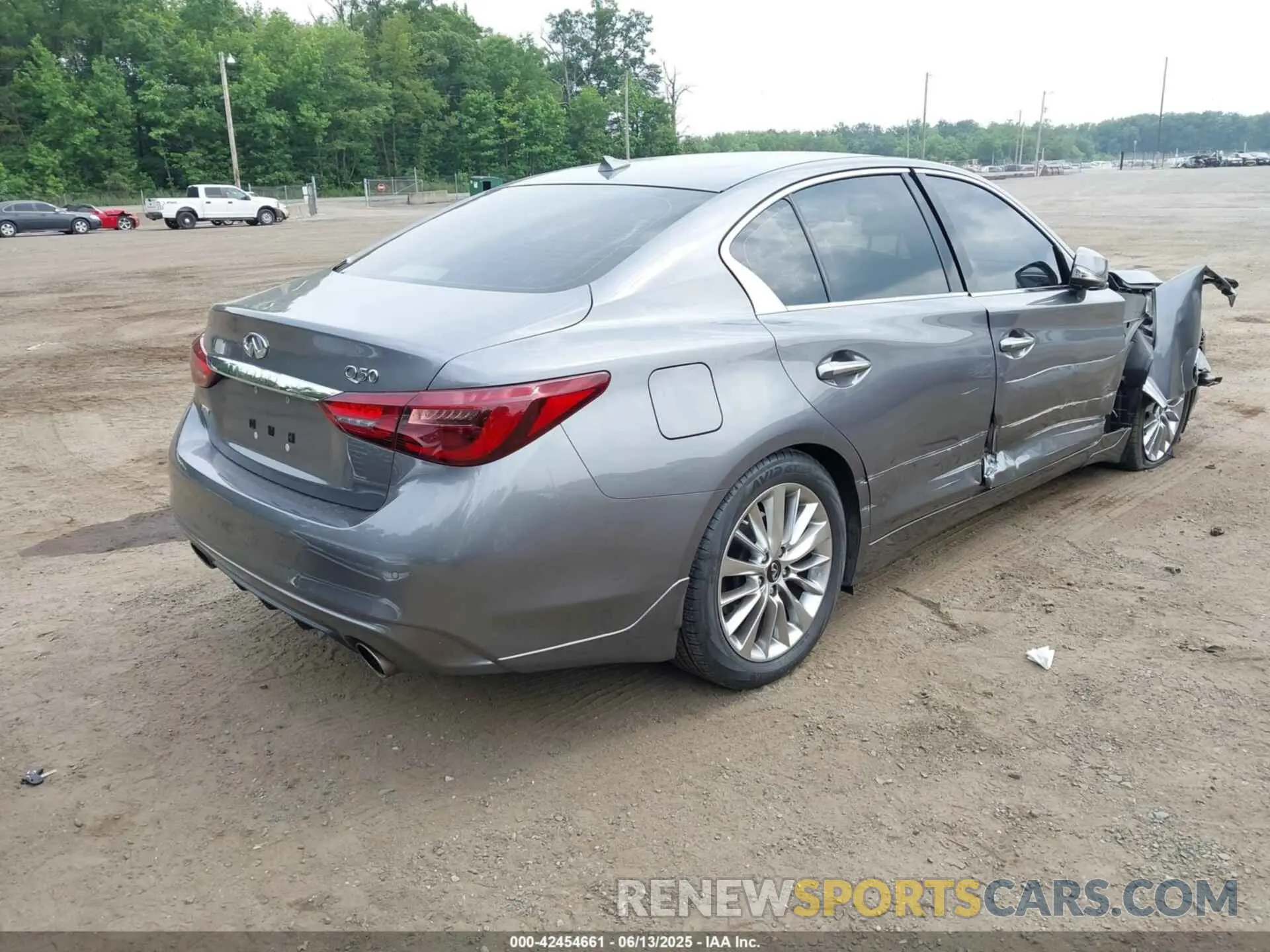 4 Photograph of a damaged car JN1EV7BR0MM753265 INFINITI Q50 2021
