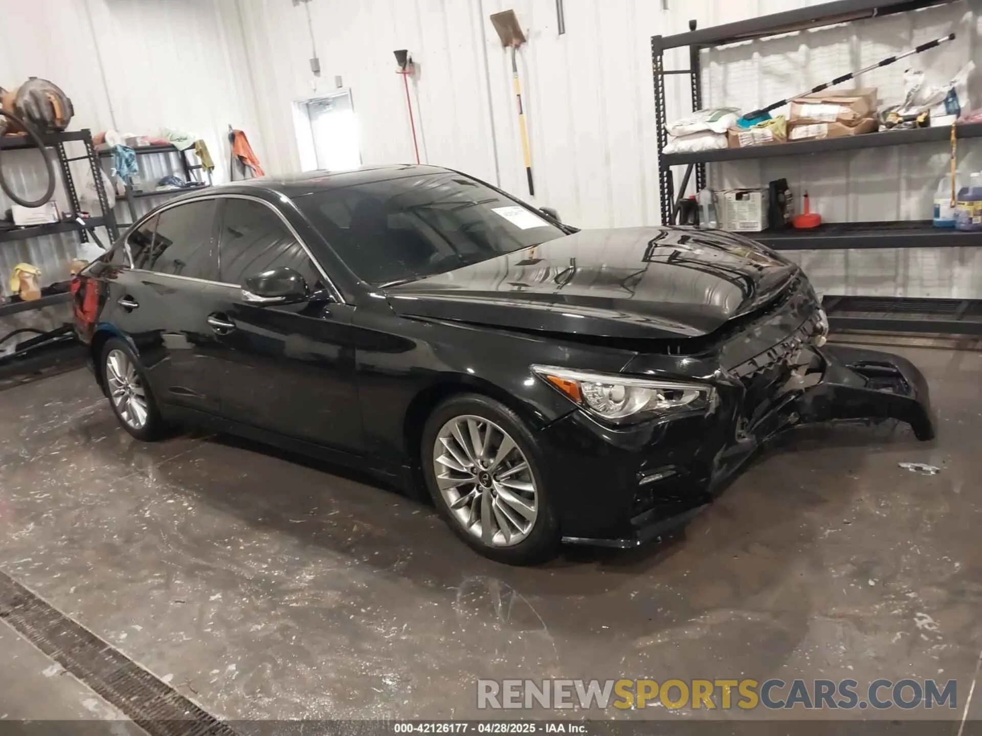 1 Фотография поврежденного автомобиля JN1EV7BR0MM755324 INFINITI Q50 2021
