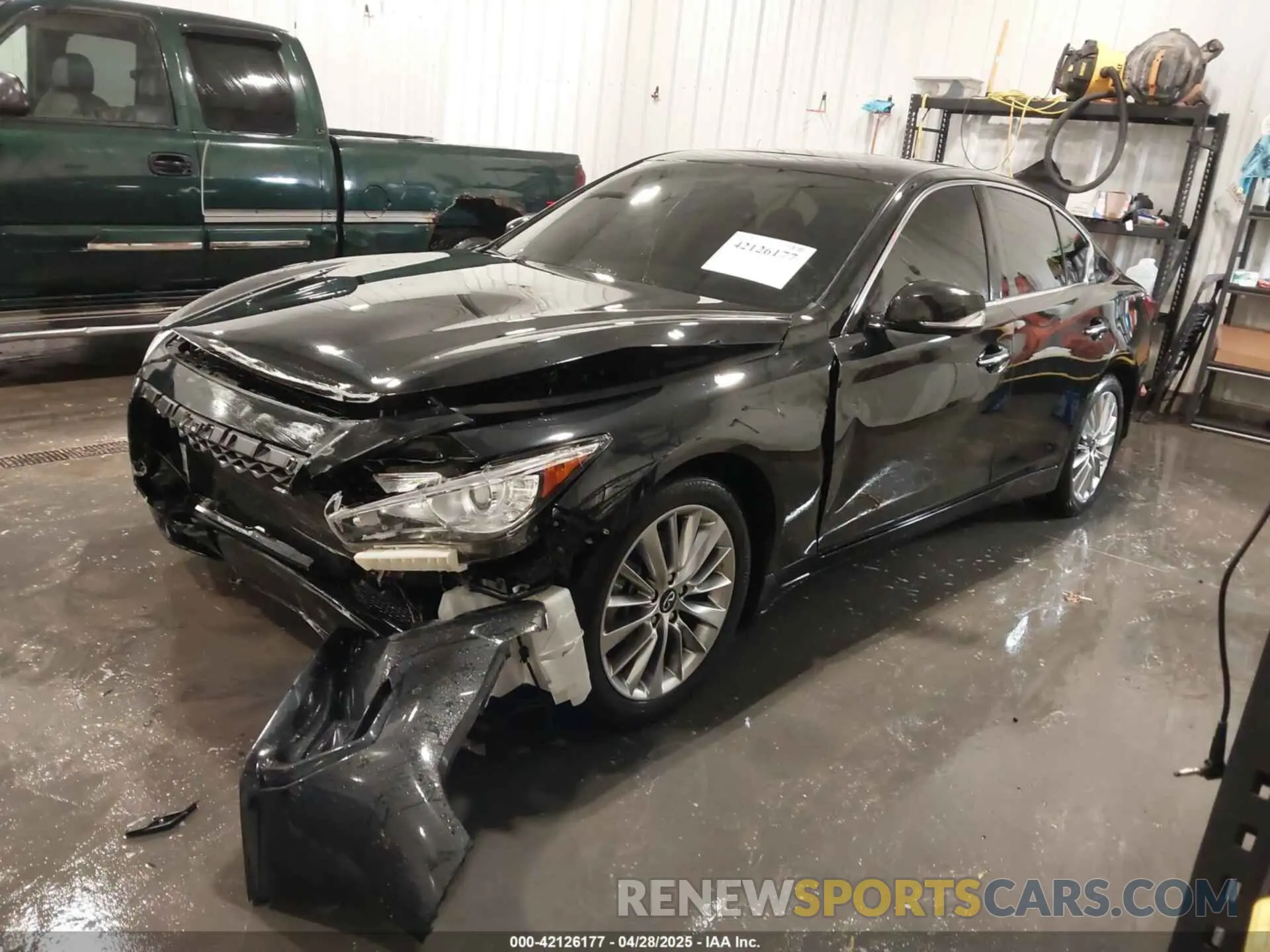 2 Фотография поврежденного автомобиля JN1EV7BR0MM755324 INFINITI Q50 2021