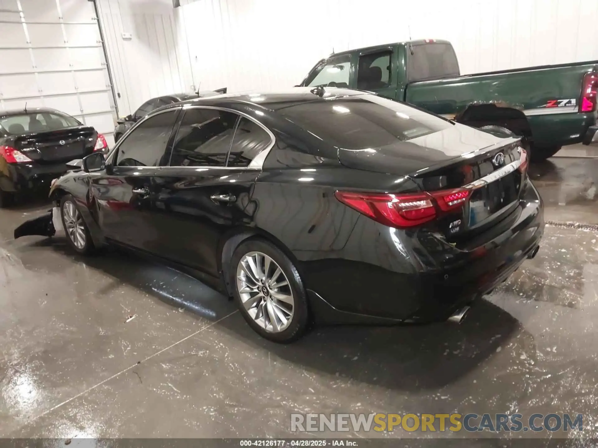 3 Фотография поврежденного автомобиля JN1EV7BR0MM755324 INFINITI Q50 2021
