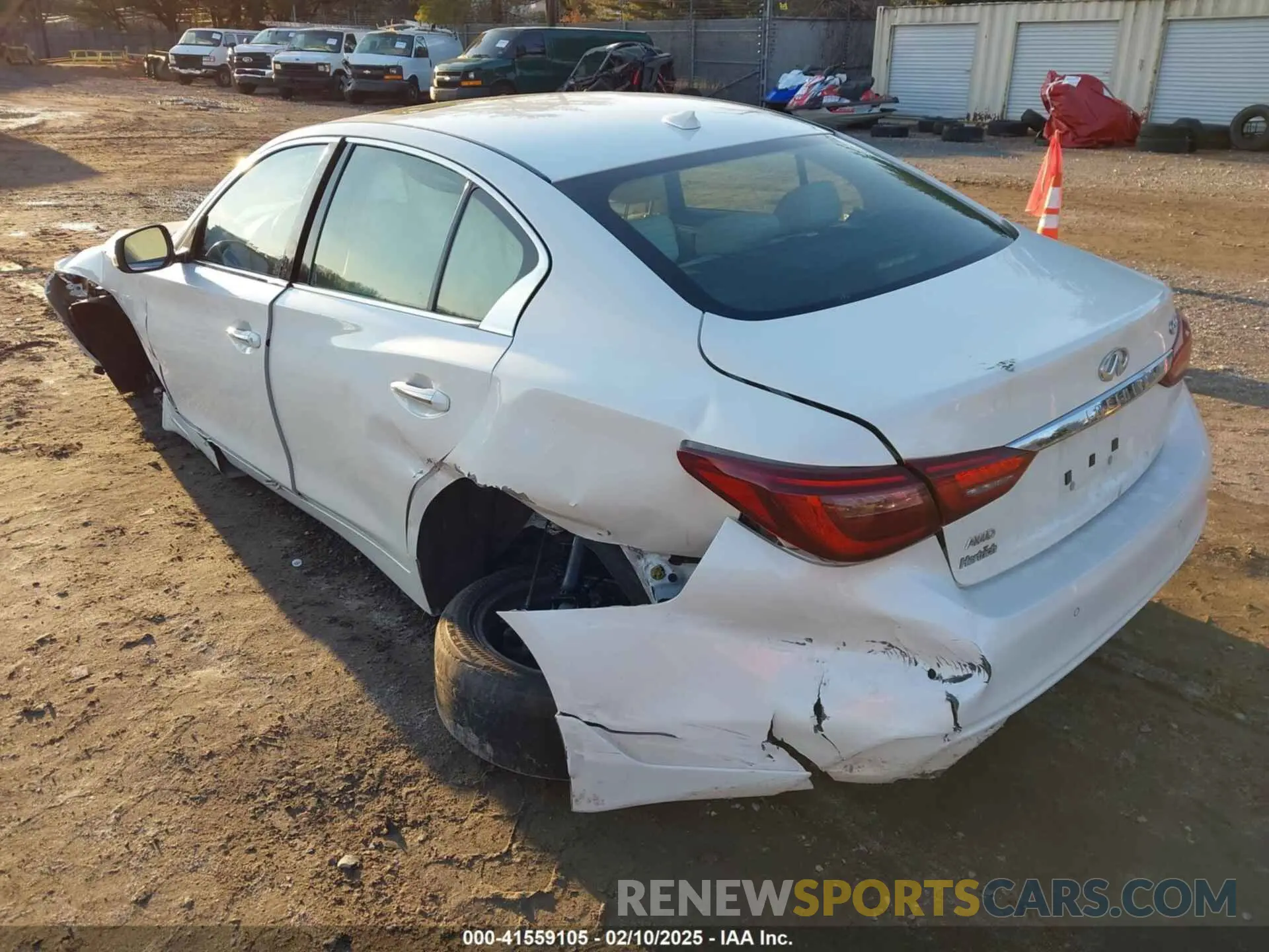 3 Photograph of a damaged car JN1EV7BR1MM755462 INFINITI Q50 2021