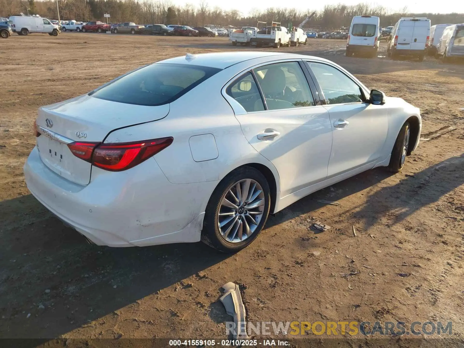 4 Photograph of a damaged car JN1EV7BR1MM755462 INFINITI Q50 2021