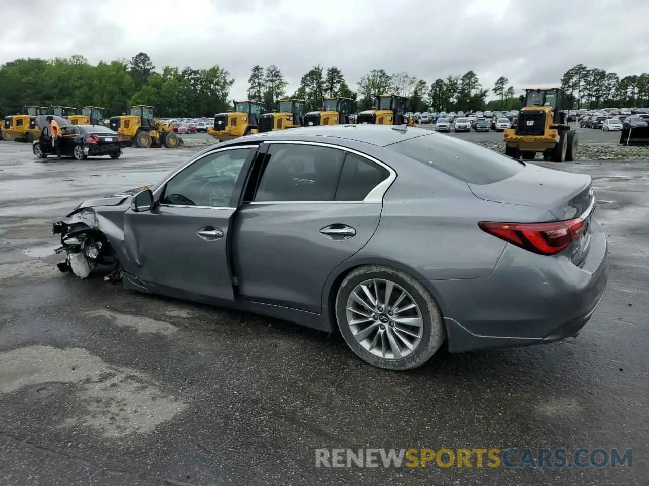 2 Photograph of a damaged car JN1EV7BR2MM751310 INFINITI Q50 2021