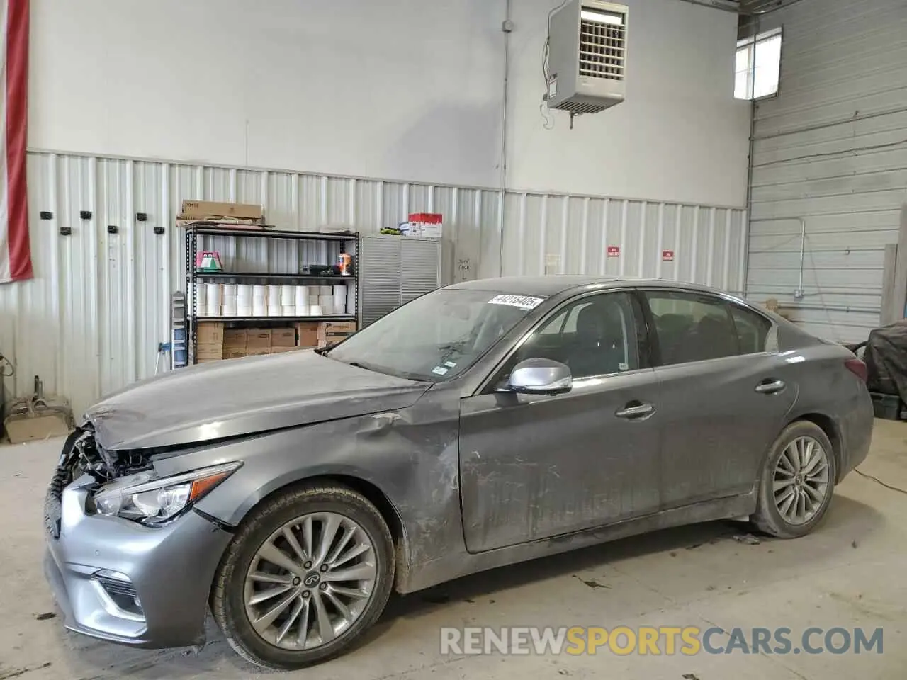 1 Фотография поврежденного автомобиля JN1EV7BR2MM753168 INFINITI Q50 2021