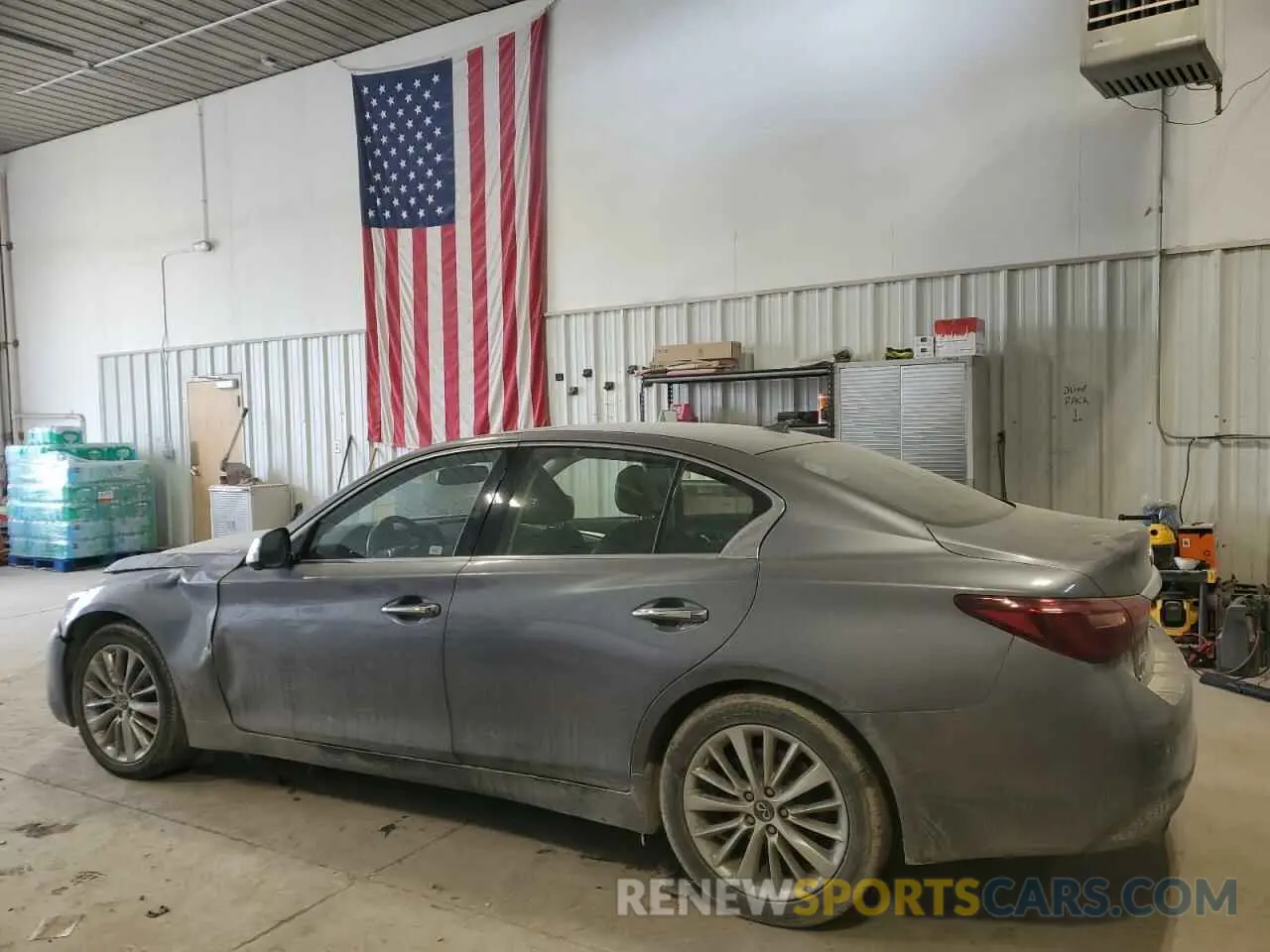 2 Фотография поврежденного автомобиля JN1EV7BR2MM753168 INFINITI Q50 2021