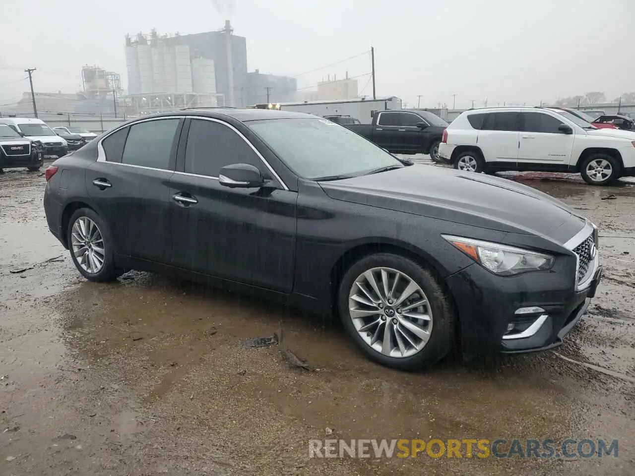 4 Фотография поврежденного автомобиля JN1EV7BR4MM751986 INFINITI Q50 2021