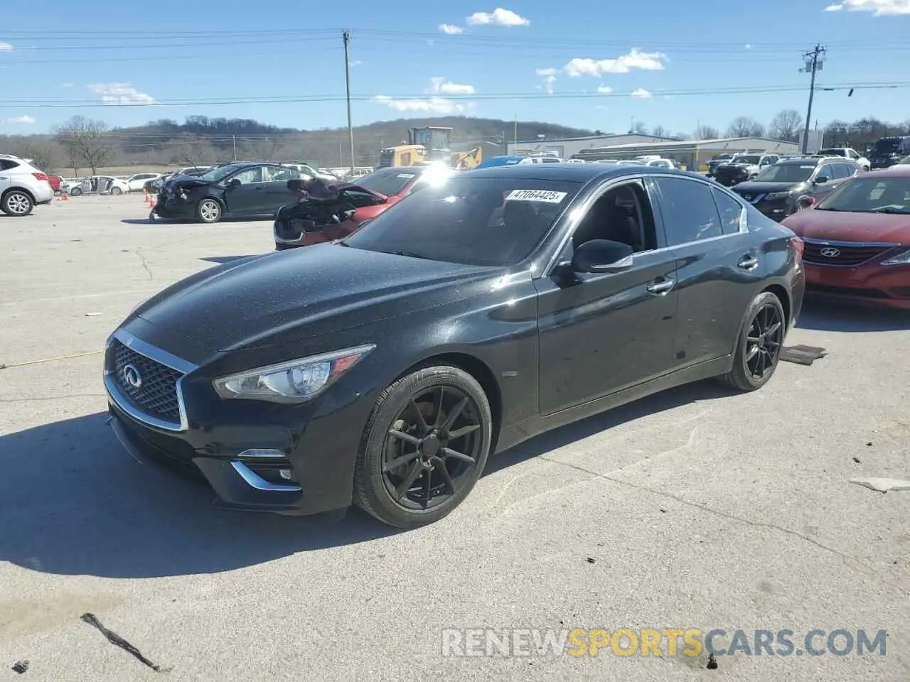 1 Photograph of a damaged car JN1EV7BR4MM752541 INFINITI Q50 2021
