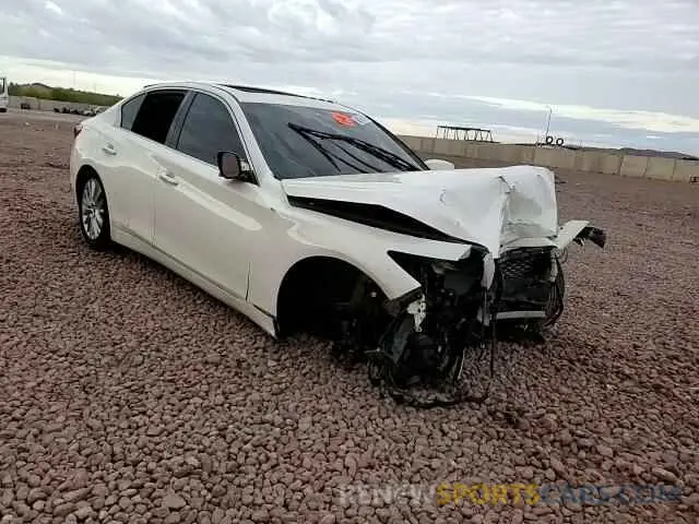 14 Photograph of a damaged car JN1EV7BR4MM752782 INFINITI Q50 2021