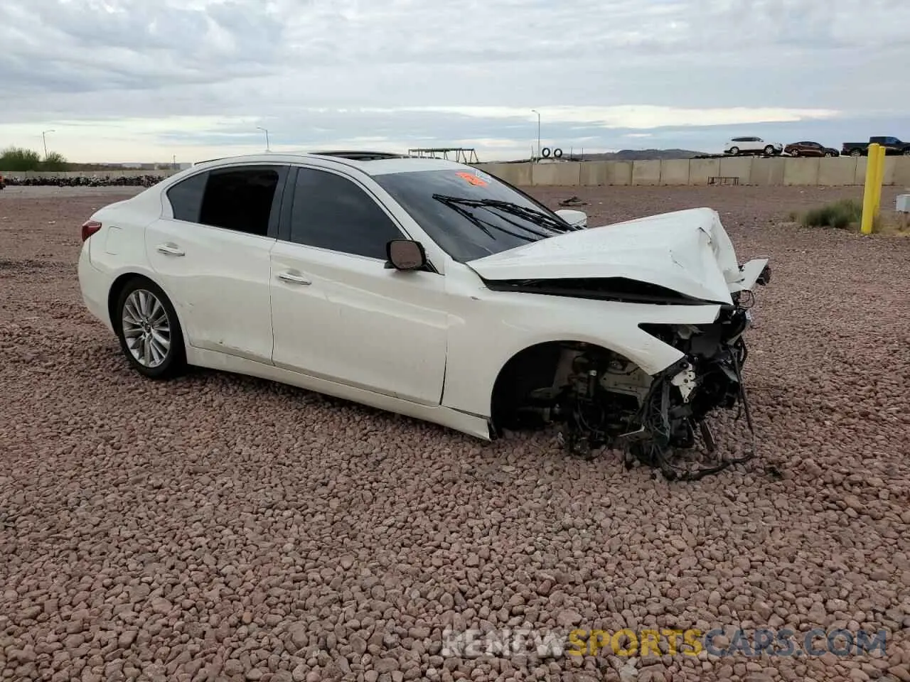 4 Photograph of a damaged car JN1EV7BR4MM752782 INFINITI Q50 2021