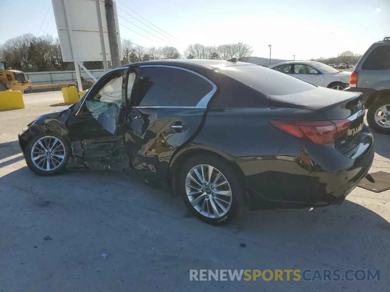 2 Photograph of a damaged car JN1EV7BR4MM756086 INFINITI Q50 2021