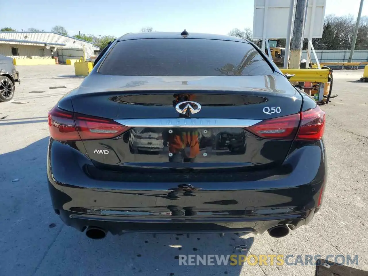 6 Photograph of a damaged car JN1EV7BR4MM756086 INFINITI Q50 2021