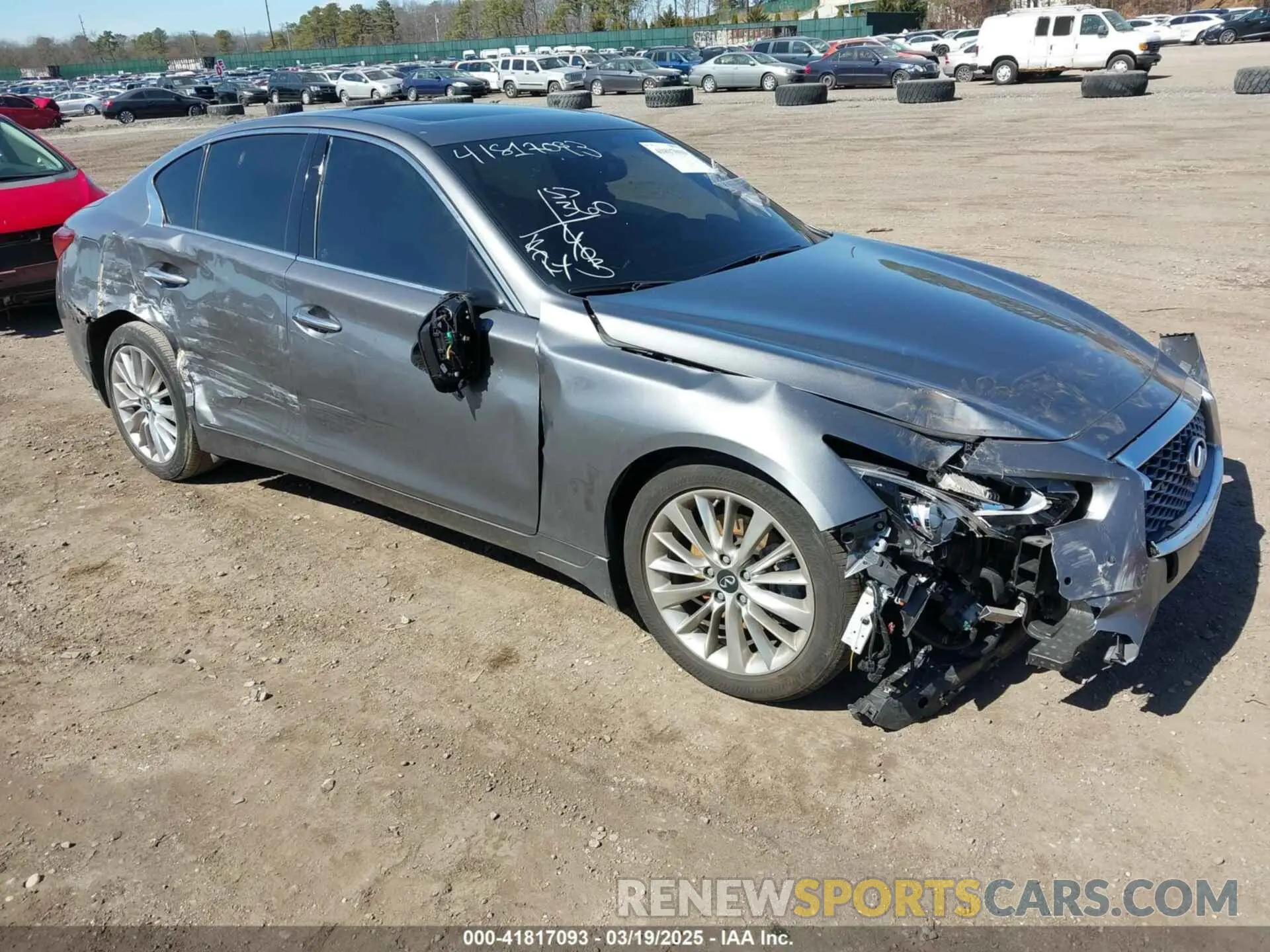 1 Фотография поврежденного автомобиля JN1EV7BR5MM751785 INFINITI Q50 2021