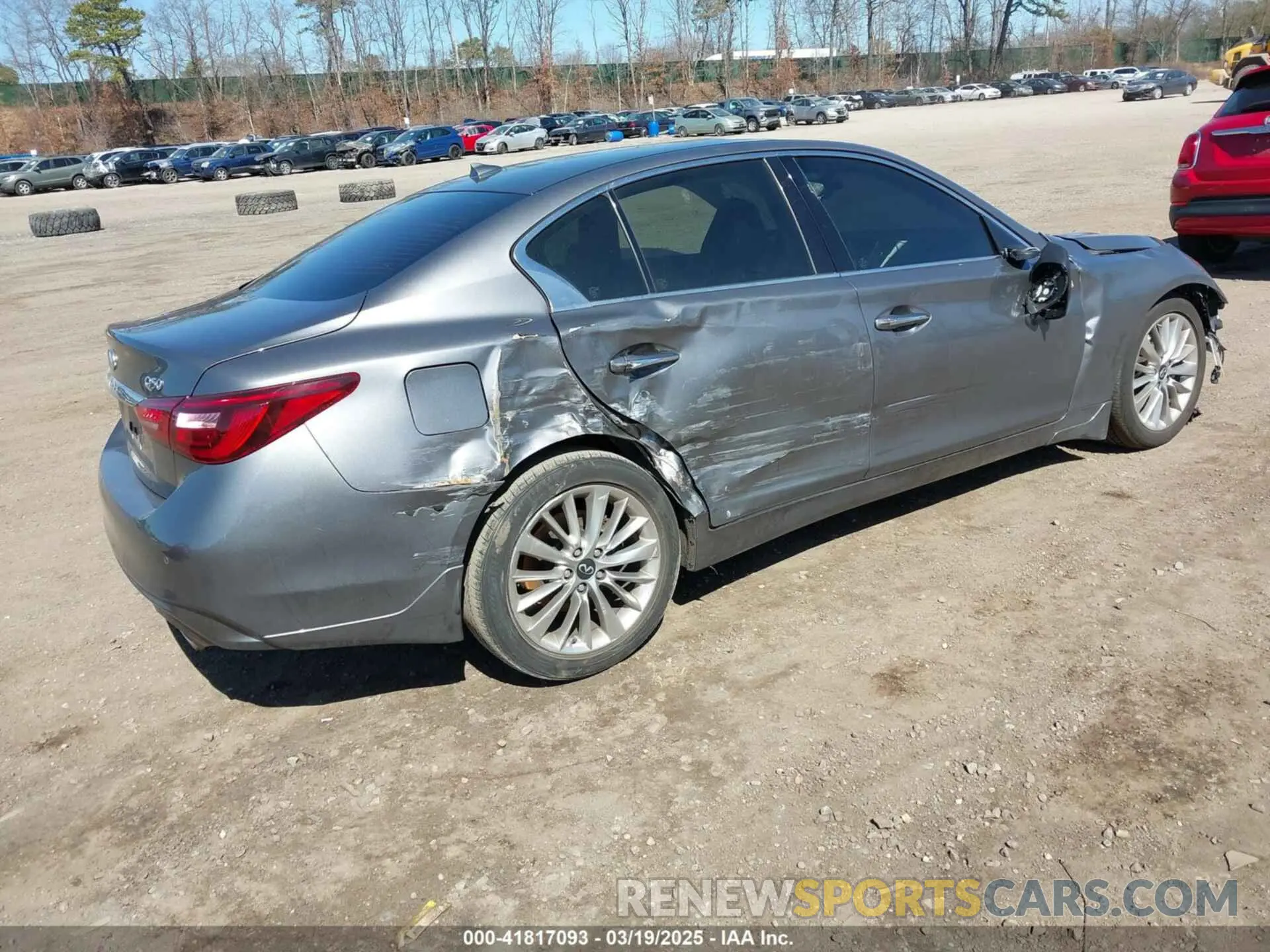 4 Фотография поврежденного автомобиля JN1EV7BR5MM751785 INFINITI Q50 2021