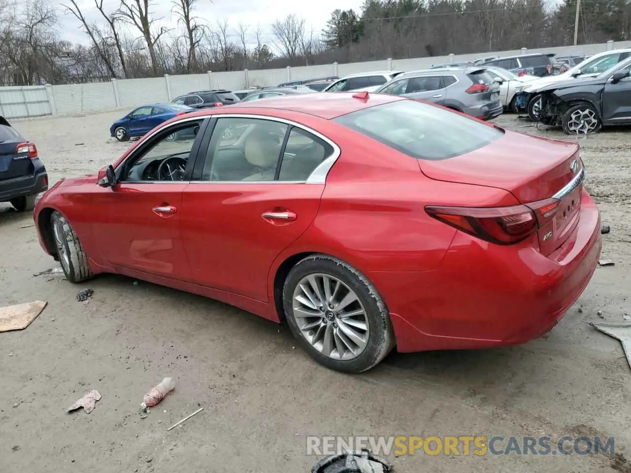 2 Фотография поврежденного автомобиля JN1EV7BR7MM751108 INFINITI Q50 2021