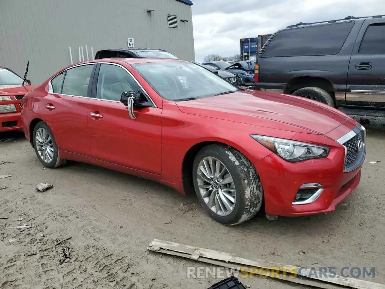 4 Фотография поврежденного автомобиля JN1EV7BR7MM751108 INFINITI Q50 2021