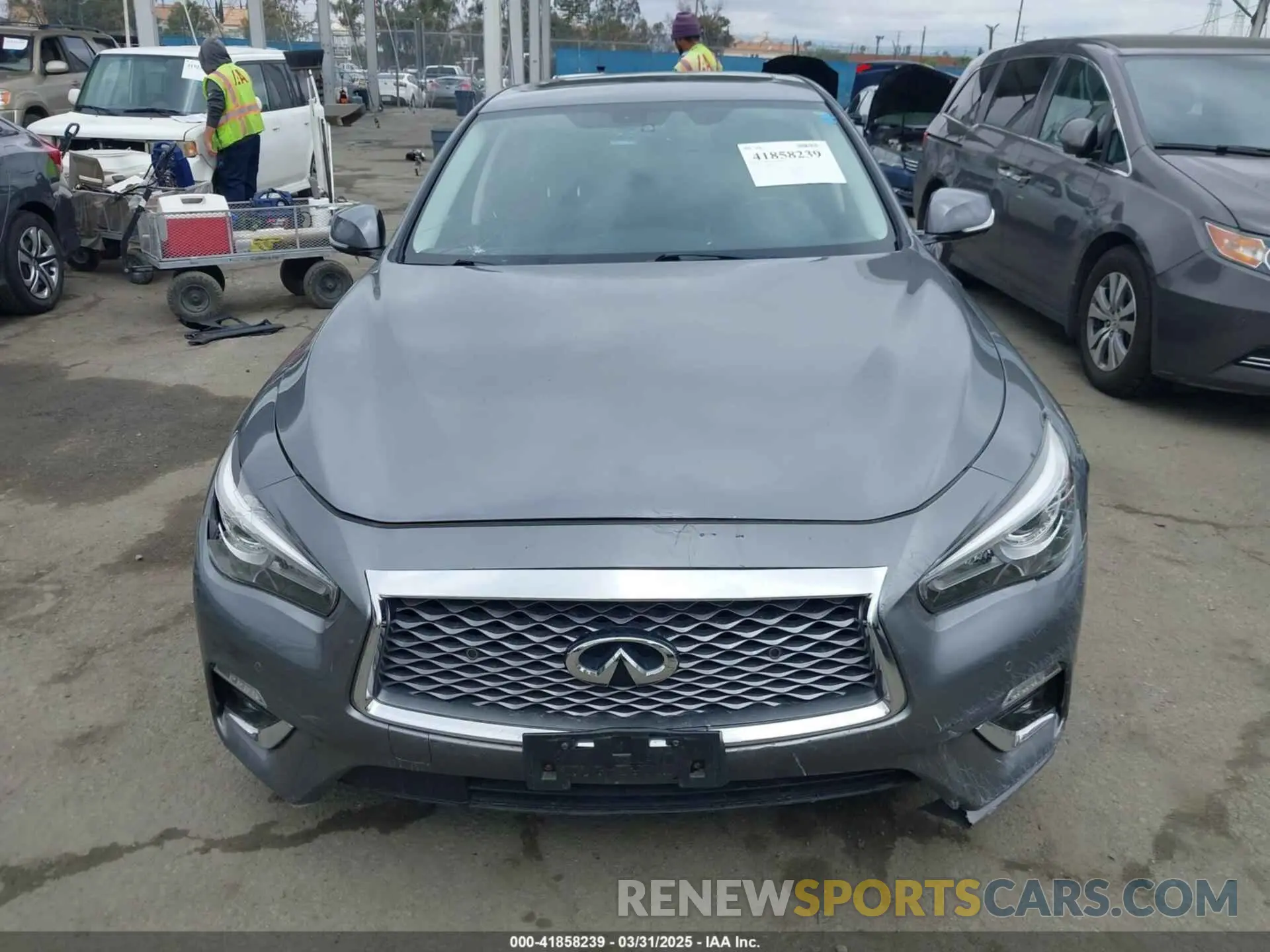 12 Photograph of a damaged car JN1EV7BR7MM751691 INFINITI Q50 2021