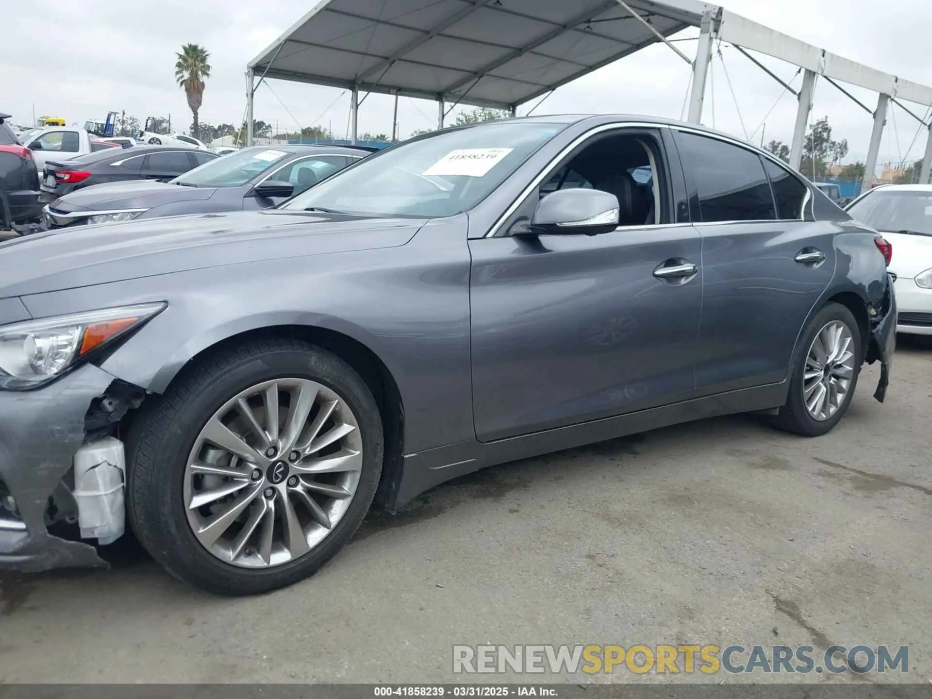 14 Photograph of a damaged car JN1EV7BR7MM751691 INFINITI Q50 2021