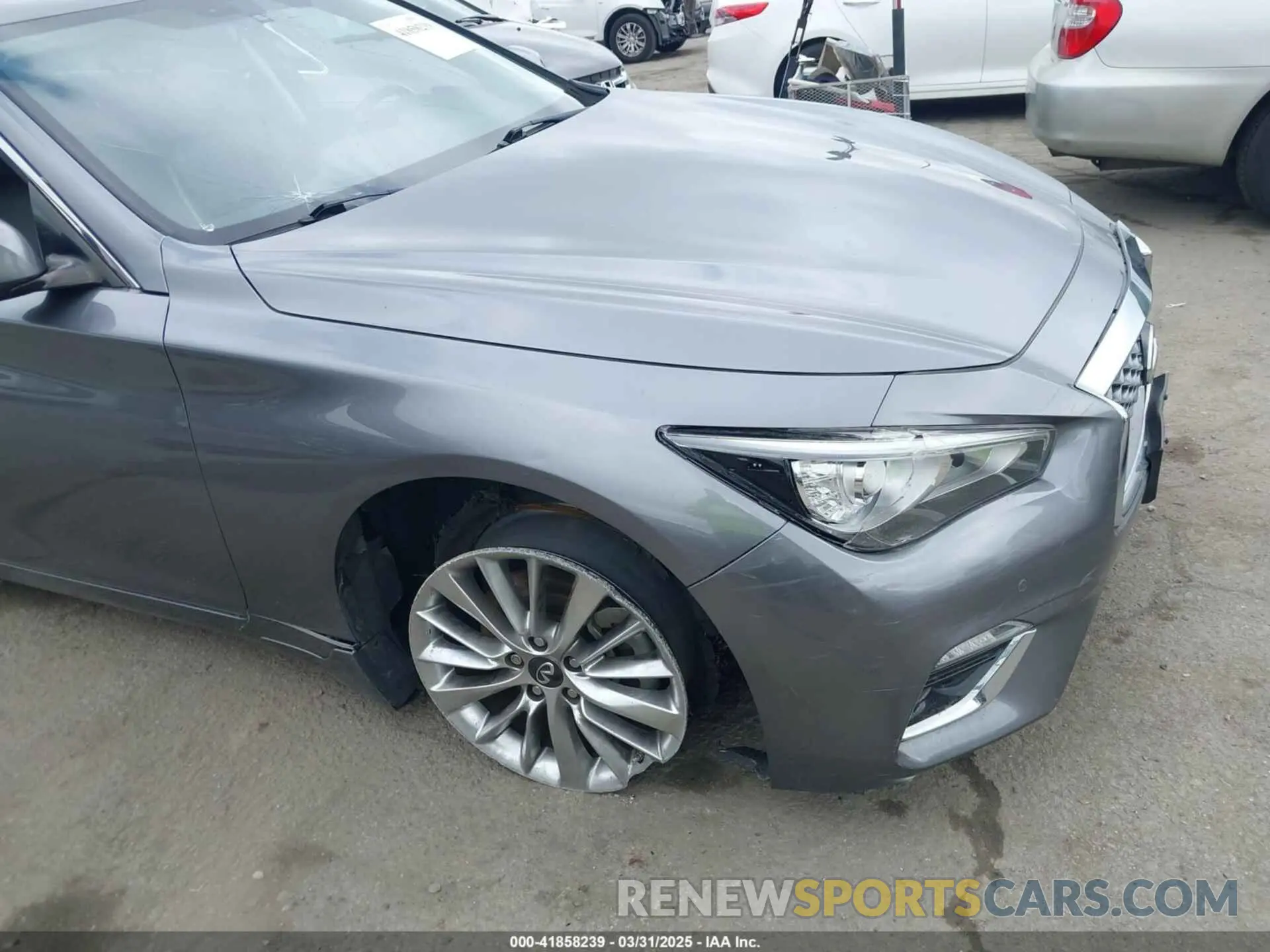 6 Photograph of a damaged car JN1EV7BR7MM751691 INFINITI Q50 2021