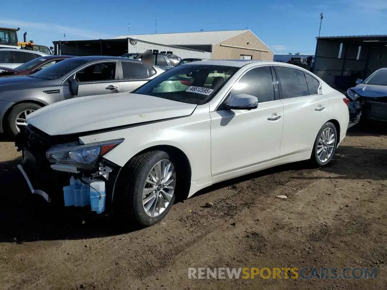 1 Photograph of a damaged car JN1EV7BR7MM754686 INFINITI Q50 2021