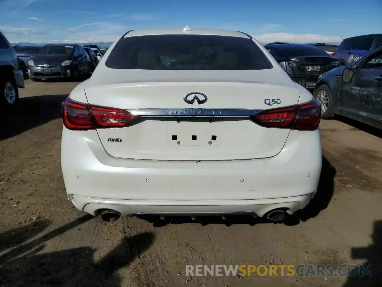 6 Photograph of a damaged car JN1EV7BR7MM754686 INFINITI Q50 2021