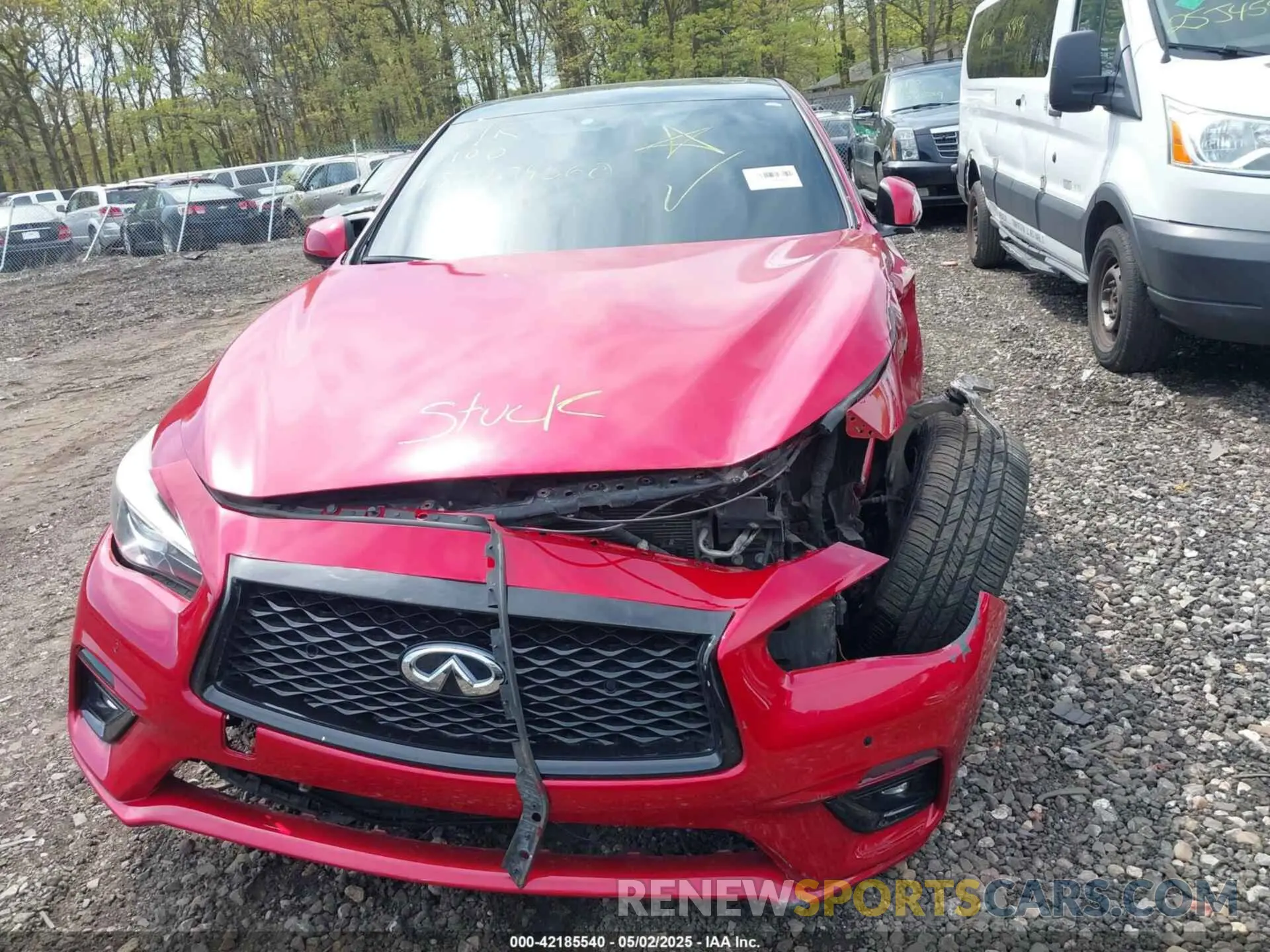 11 Фотография поврежденного автомобиля JN1EV7BR8MM750534 INFINITI Q50 2021