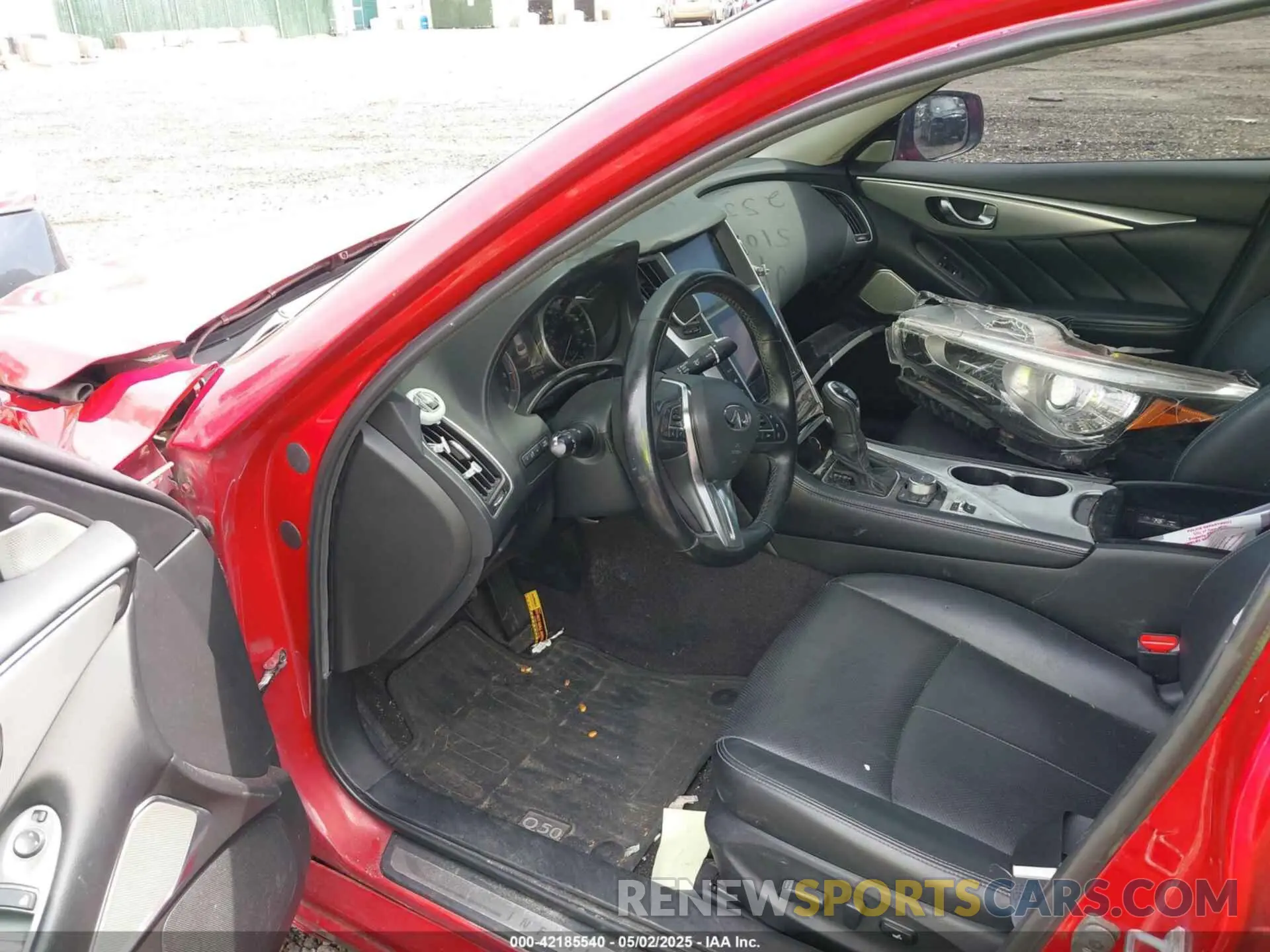 5 Фотография поврежденного автомобиля JN1EV7BR8MM750534 INFINITI Q50 2021