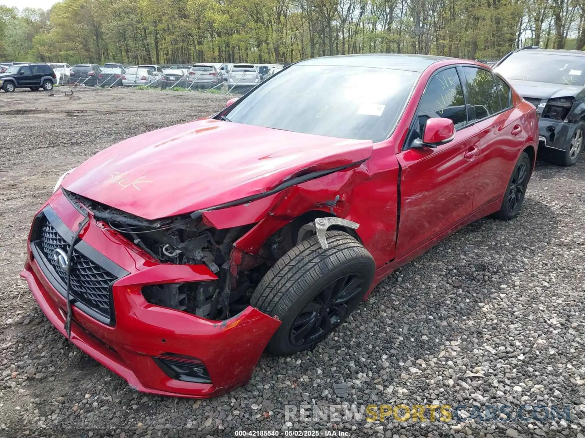 6 Фотография поврежденного автомобиля JN1EV7BR8MM750534 INFINITI Q50 2021