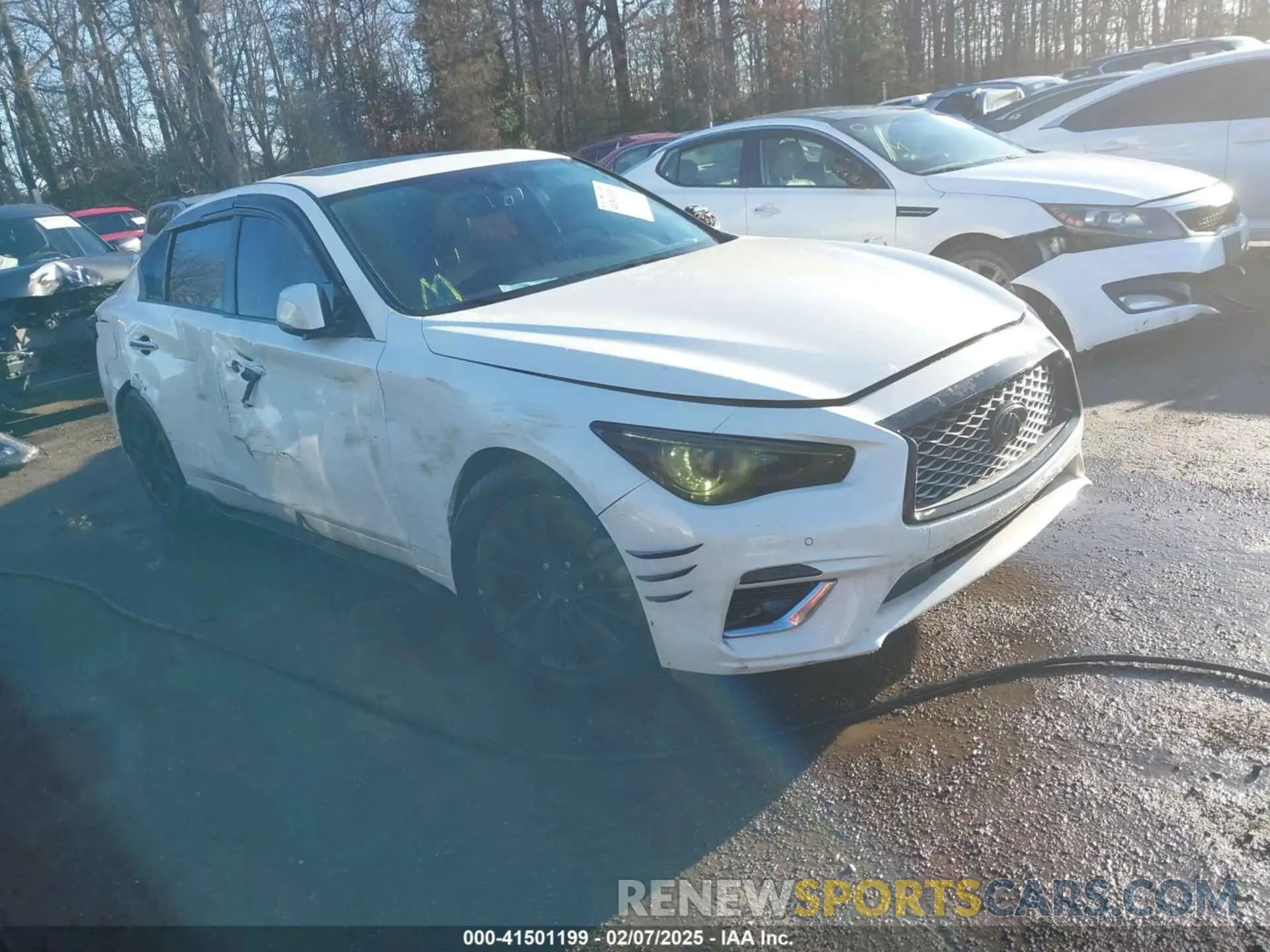 1 Фотография поврежденного автомобиля JN1EV7BR9MM750333 INFINITI Q50 2021