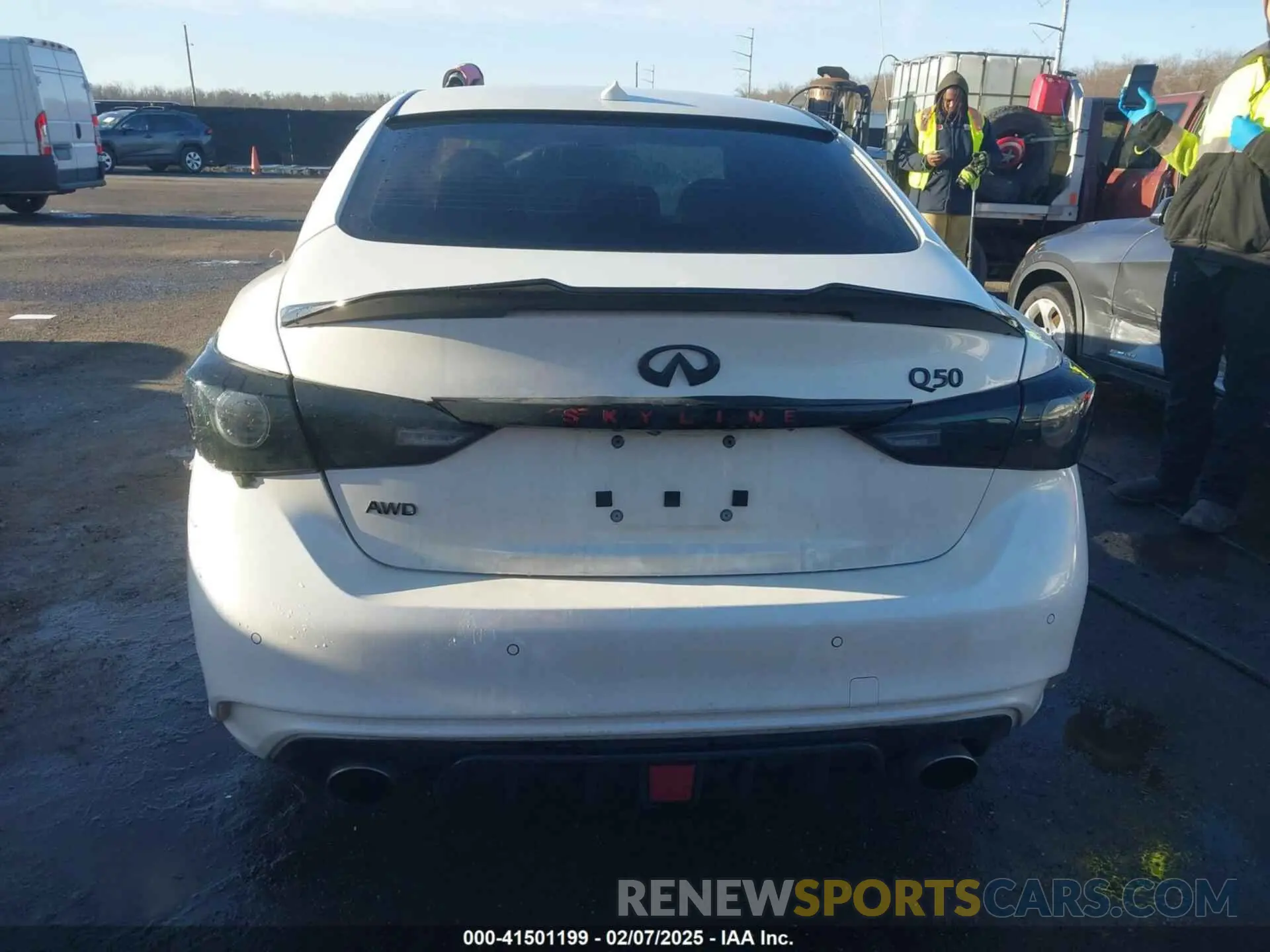 16 Фотография поврежденного автомобиля JN1EV7BR9MM750333 INFINITI Q50 2021
