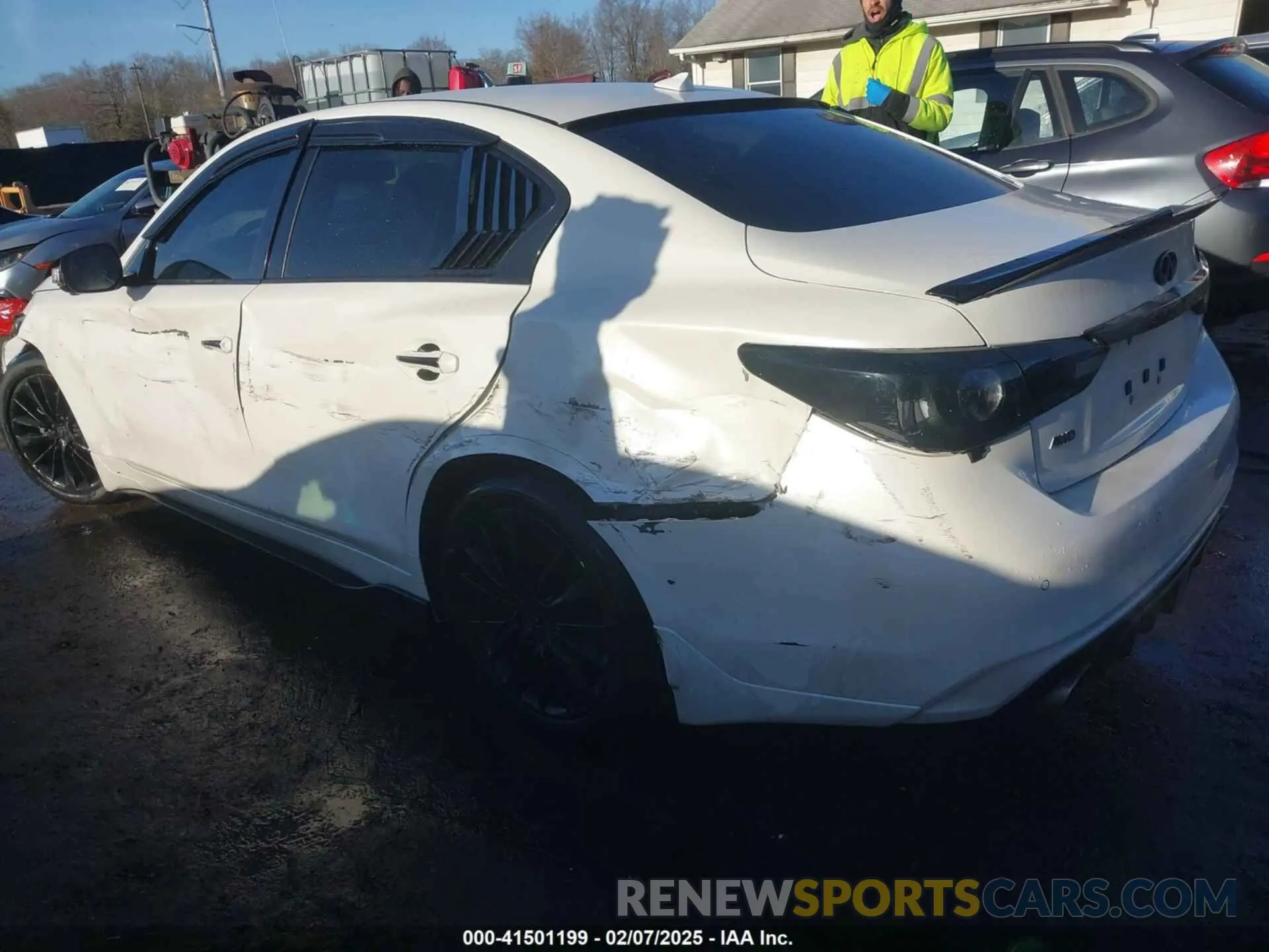3 Фотография поврежденного автомобиля JN1EV7BR9MM750333 INFINITI Q50 2021