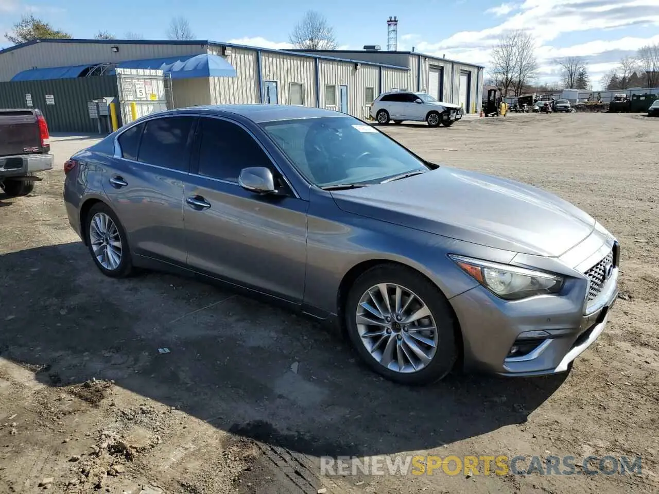 4 Фотография поврежденного автомобиля JN1EV7BR9MM750400 INFINITI Q50 2021