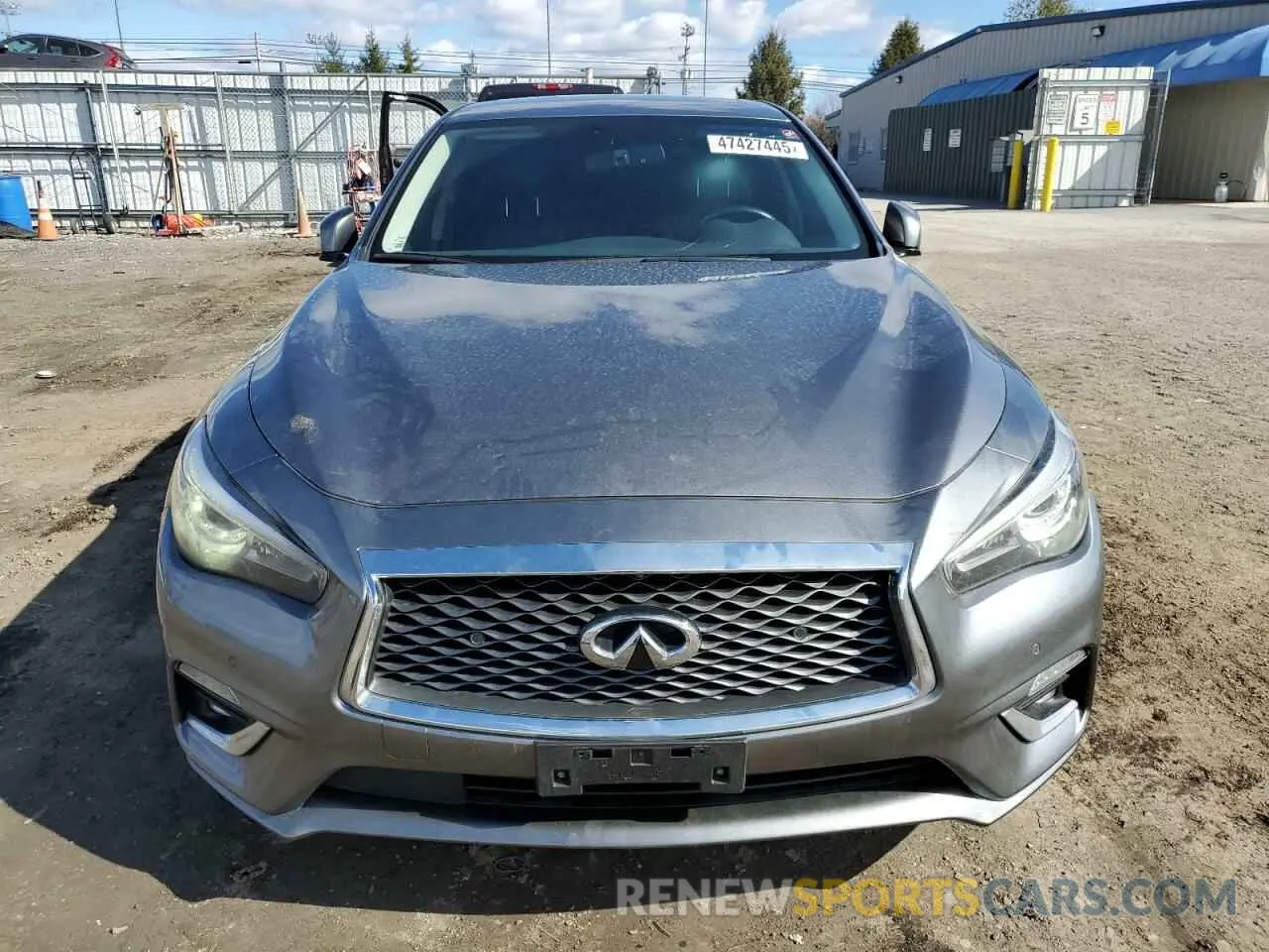 5 Фотография поврежденного автомобиля JN1EV7BR9MM750400 INFINITI Q50 2021
