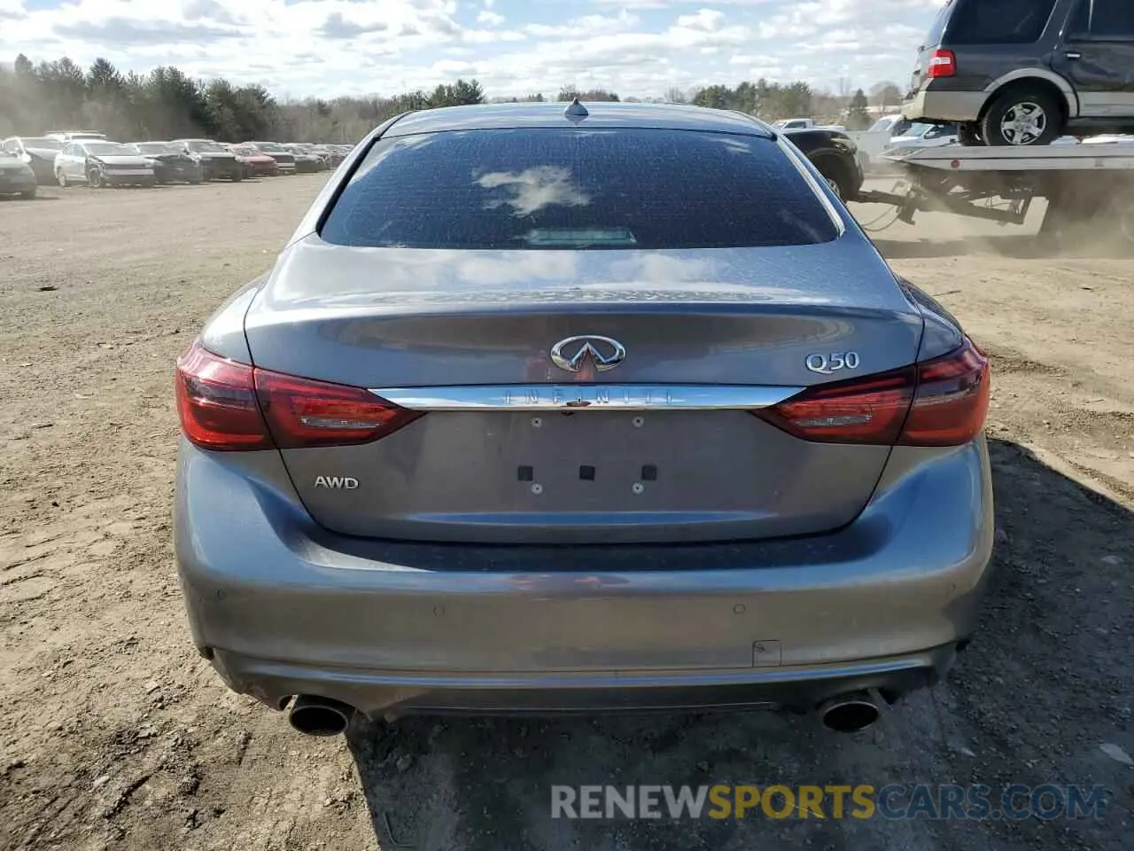 6 Фотография поврежденного автомобиля JN1EV7BR9MM750400 INFINITI Q50 2021