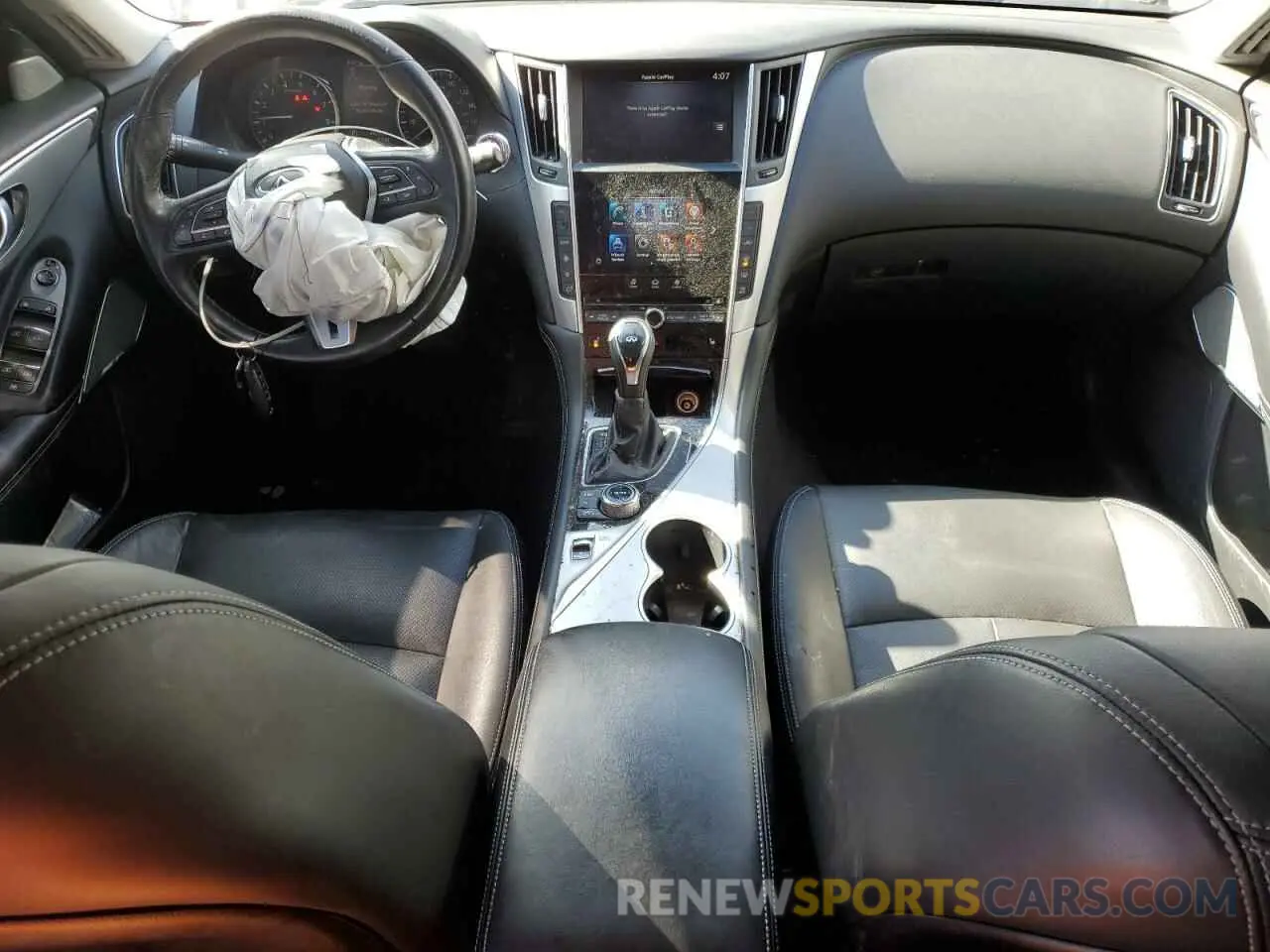 8 Фотография поврежденного автомобиля JN1EV7BR9MM750400 INFINITI Q50 2021