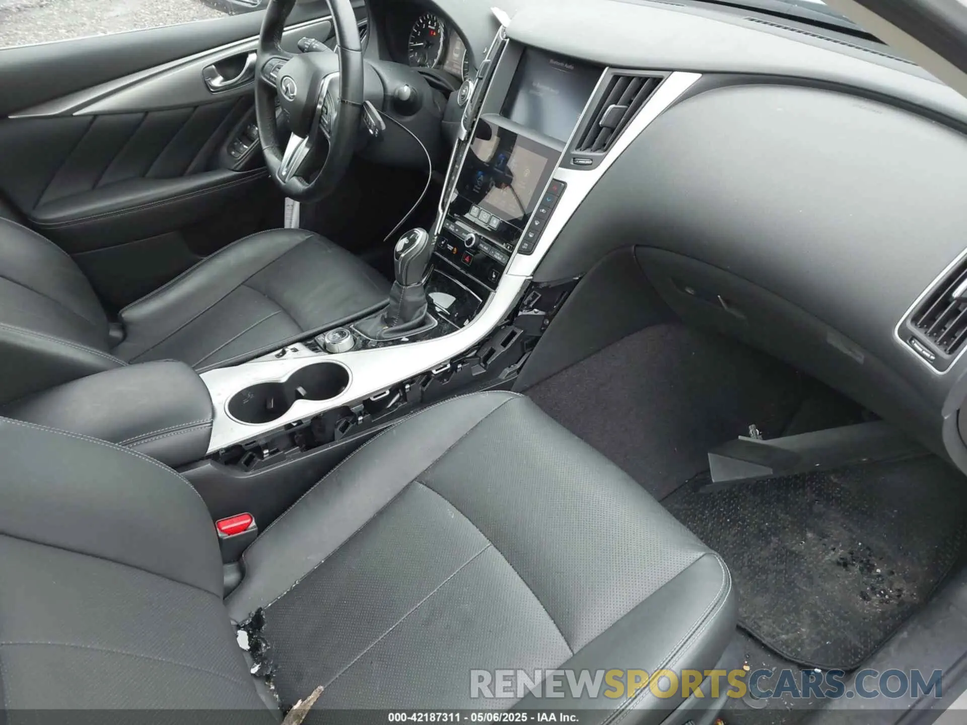 5 Фотография поврежденного автомобиля JN1EV7BR9MM754382 INFINITI Q50 2021