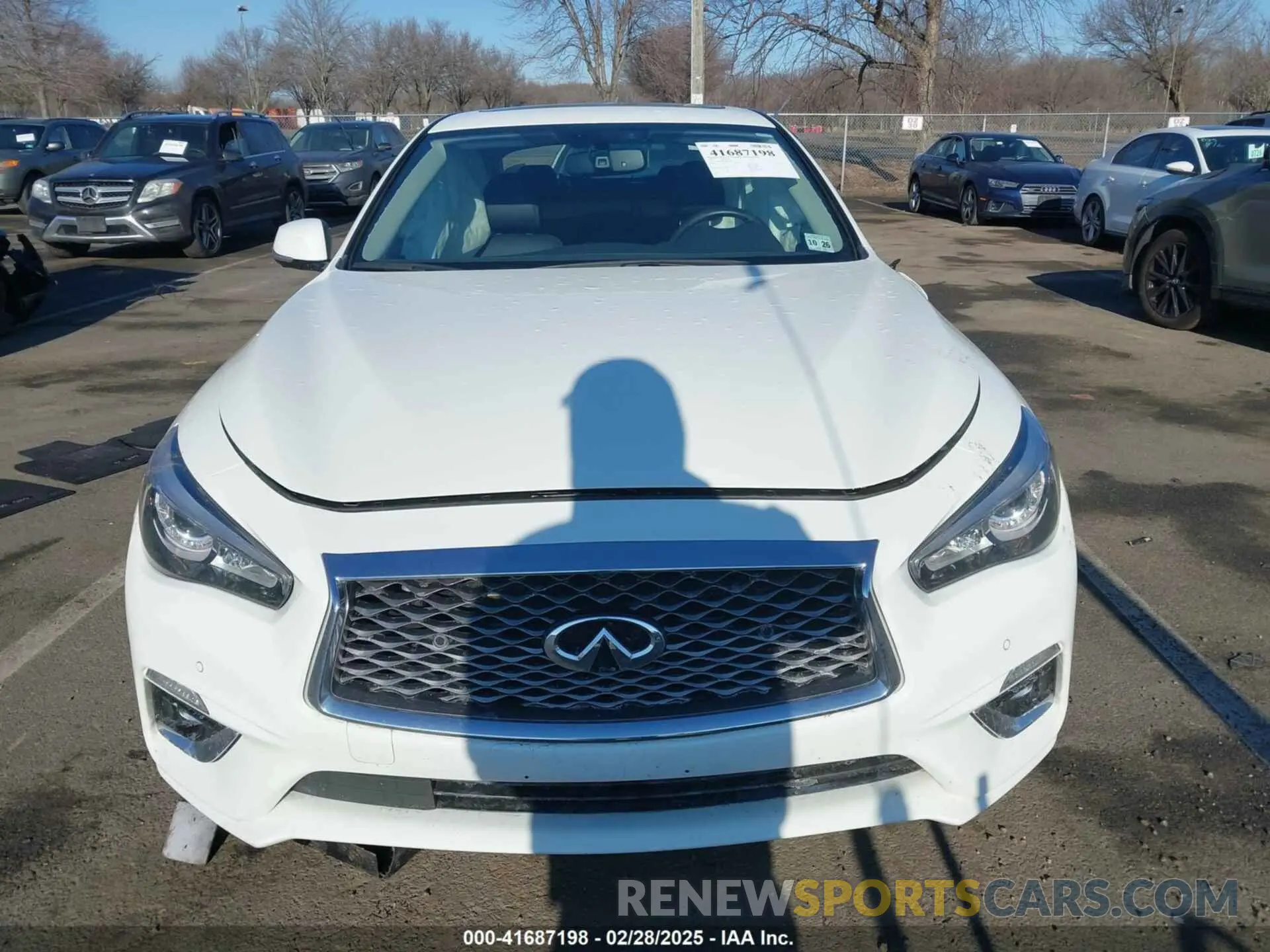 12 Photograph of a damaged car JN1EV7BR9MM754818 INFINITI Q50 2021