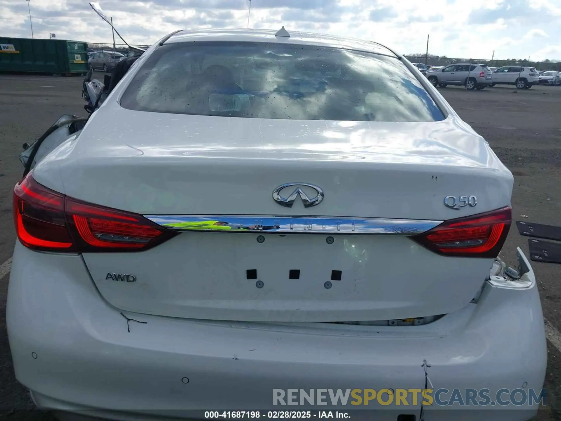 16 Photograph of a damaged car JN1EV7BR9MM754818 INFINITI Q50 2021