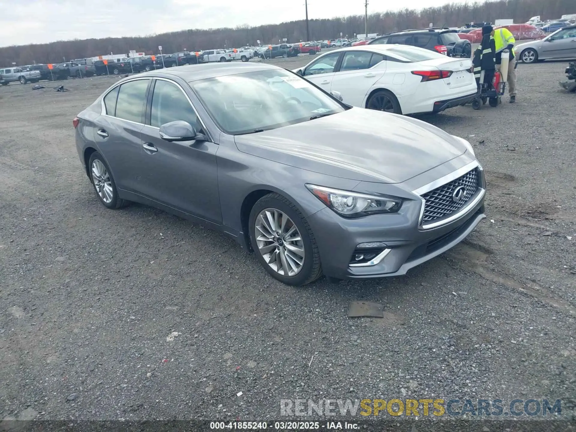 1 Photograph of a damaged car JN1EV7BRXMM751698 INFINITI Q50 2021