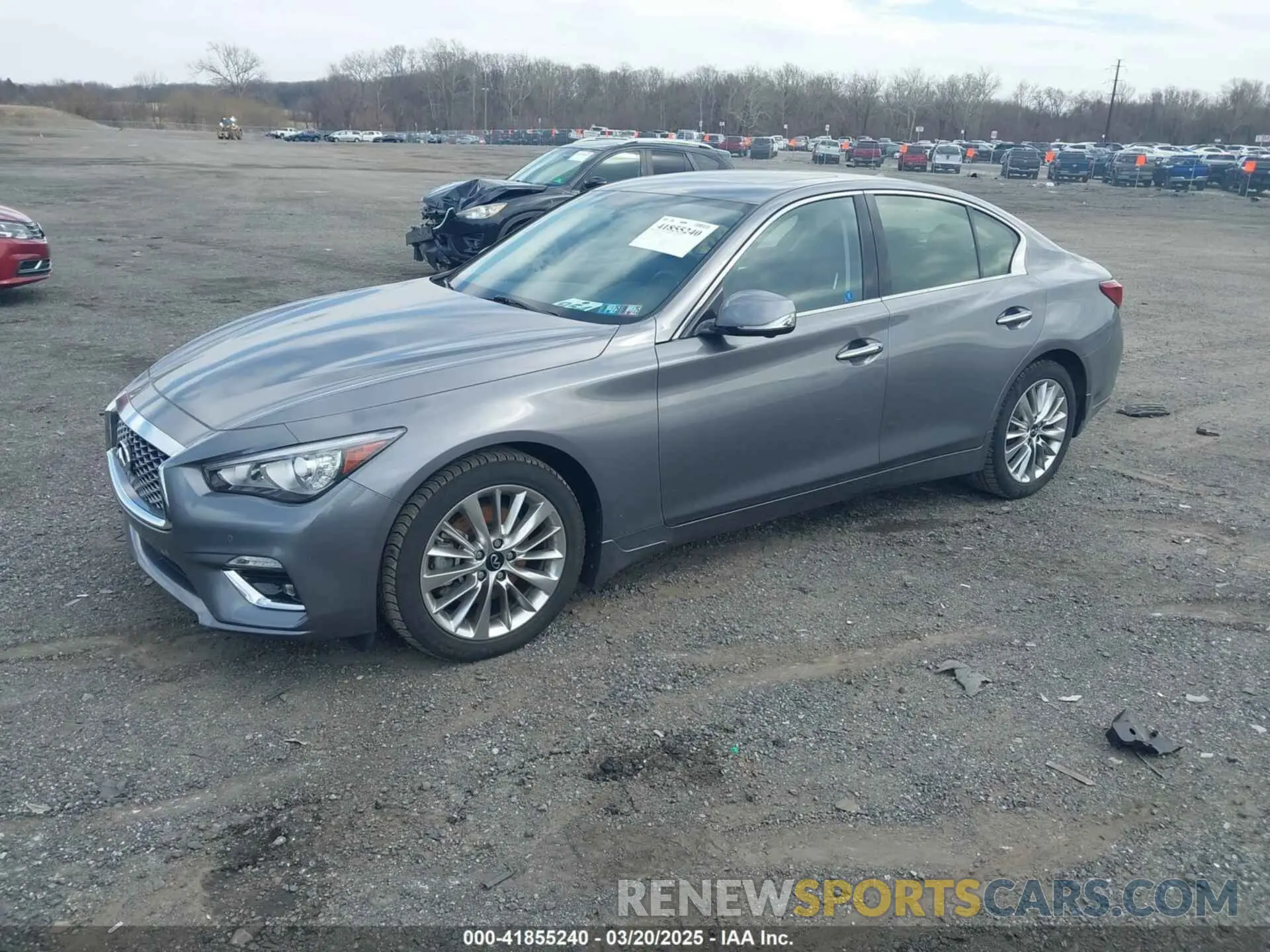 2 Photograph of a damaged car JN1EV7BRXMM751698 INFINITI Q50 2021